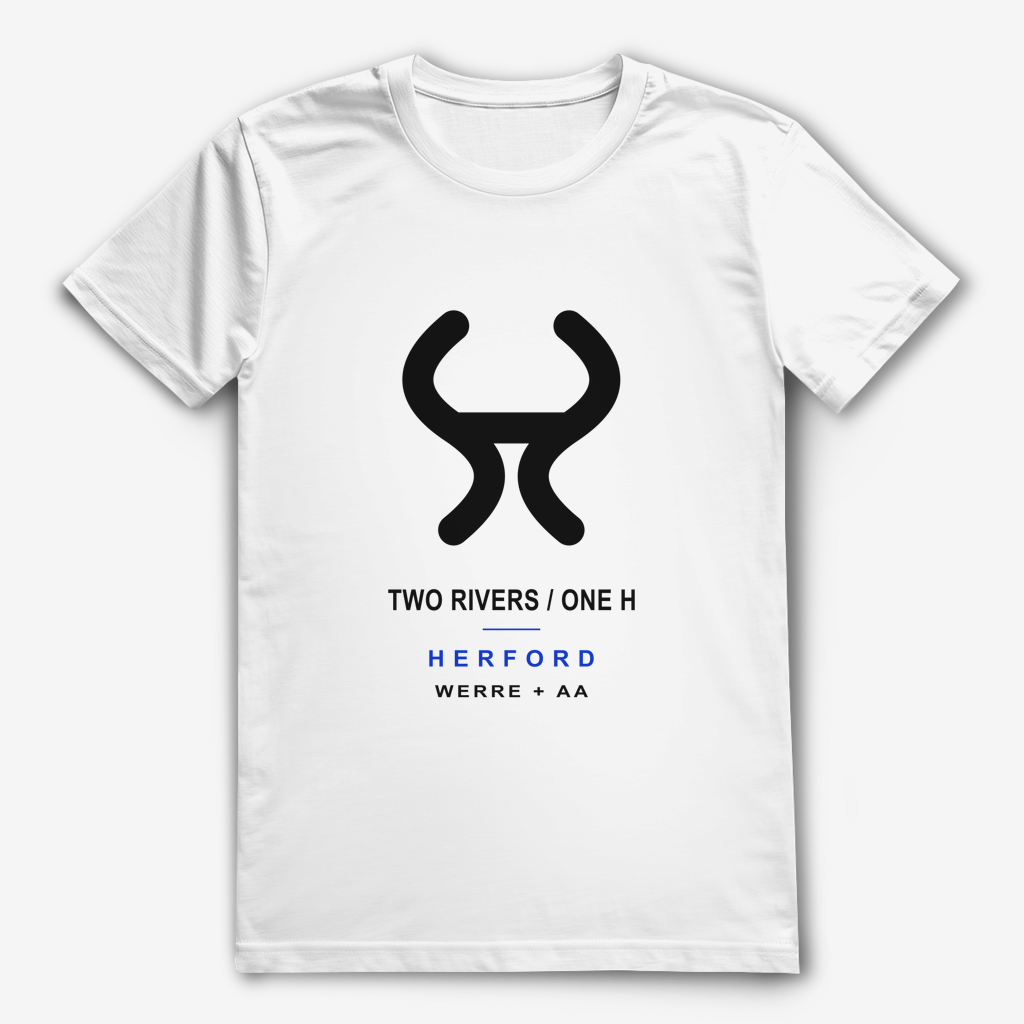 Two Rivers. One H. – Herford Bio-Shirt – White / XS