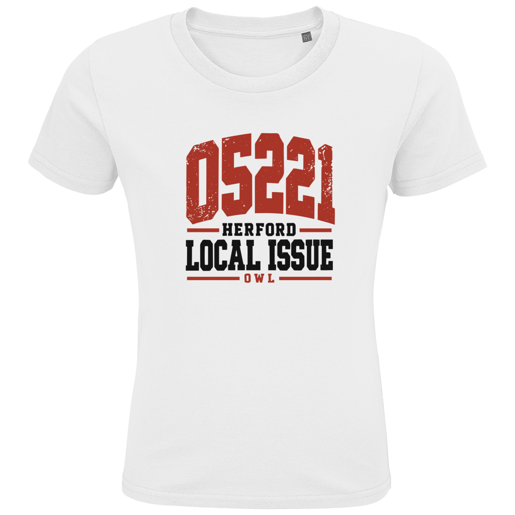 05221 Local Issue Kids – Herford Bio-Shirt – White / 2 (86/94)