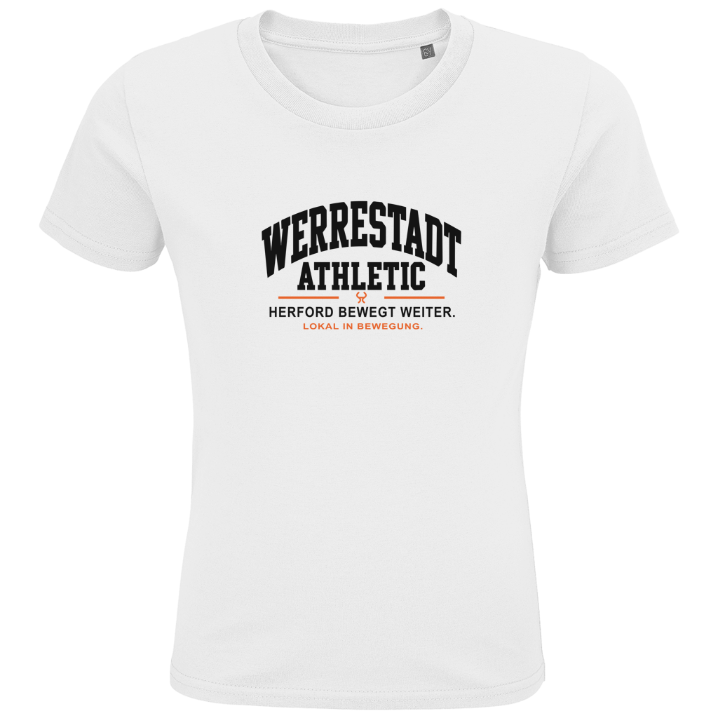 Werrestadt Athletic Kids – Herford Bio-Shirt – White / 2 (86/94)