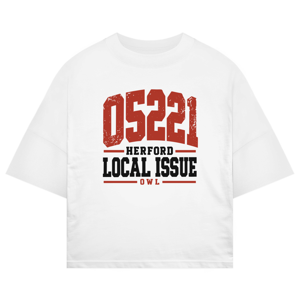 05221 Local Issue – Herford Oversized-Shirt – White / XS