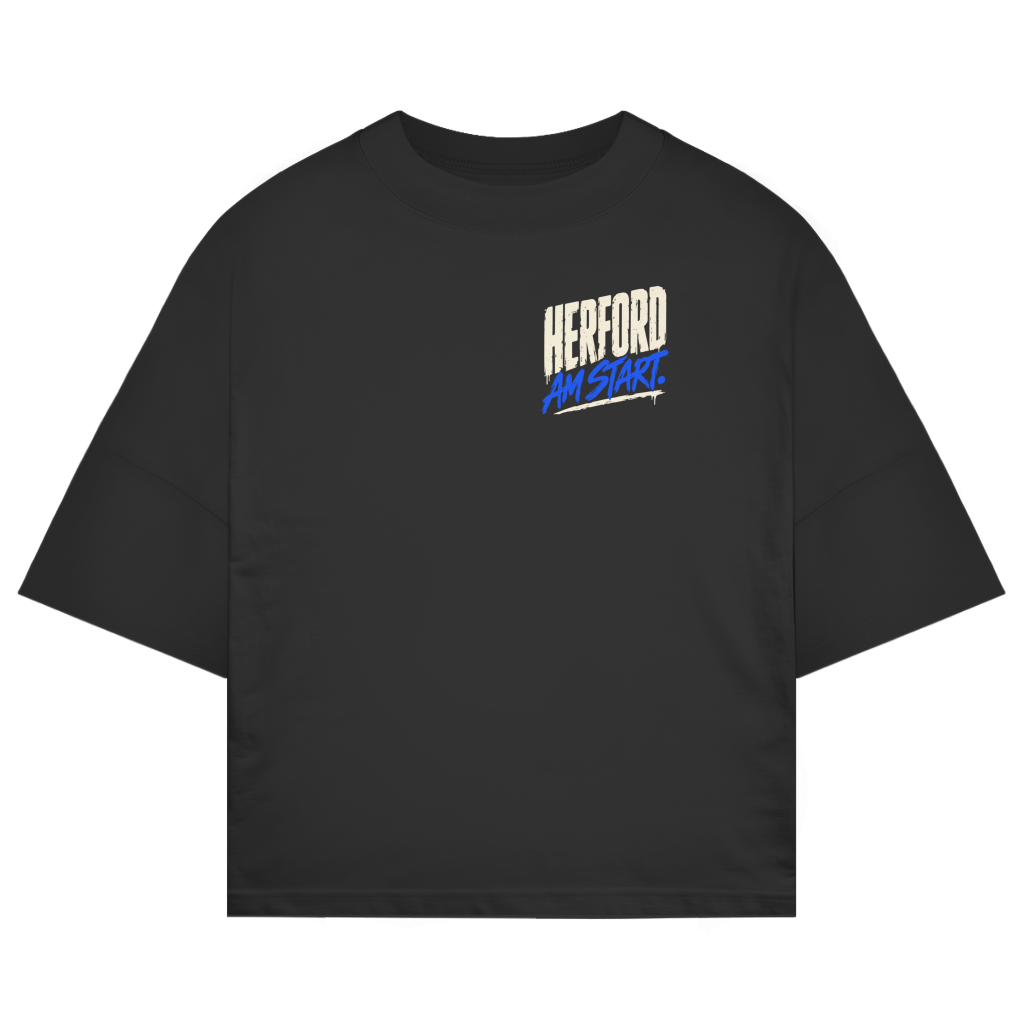Herford am Start – Herford Oversized-Shirt – Black / XS