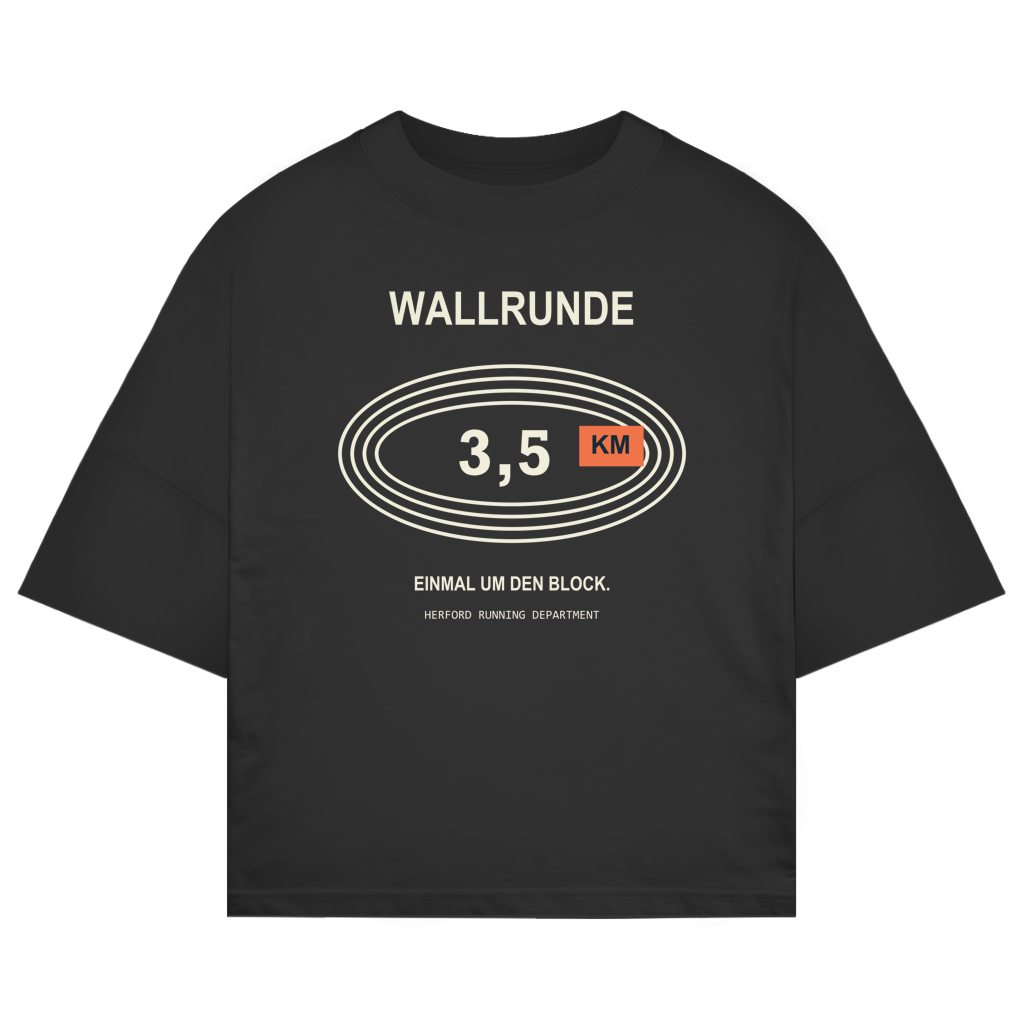 Wallrunde 3,5 – Herford Oversized-Shirt – Black / XS