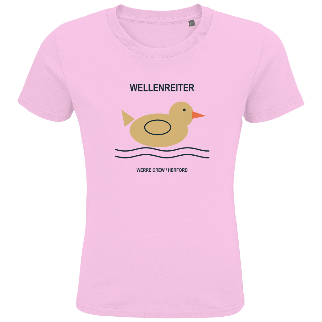 Werre Wellenreiter – Herford Kids Bio-Shirt – Pale Pink / 2 (86/94)
