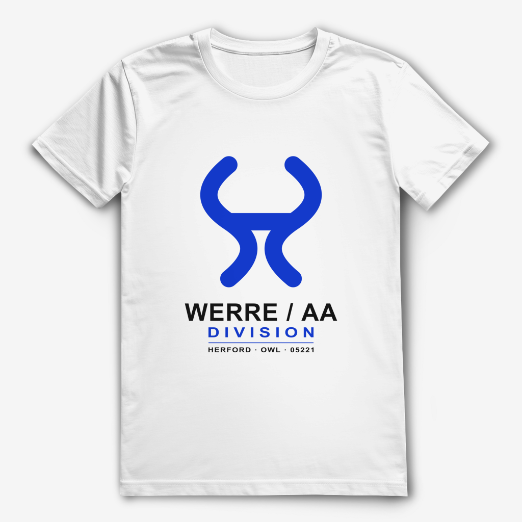 Werre / Aa Division – Herford Bio-Shirt – White / XS