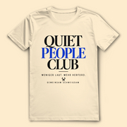 Quiet People Club – Herford Bio-Shirt – Vorderansicht