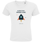 Große Pläne – Herford Kids Bio-Shirt – Vorderansicht