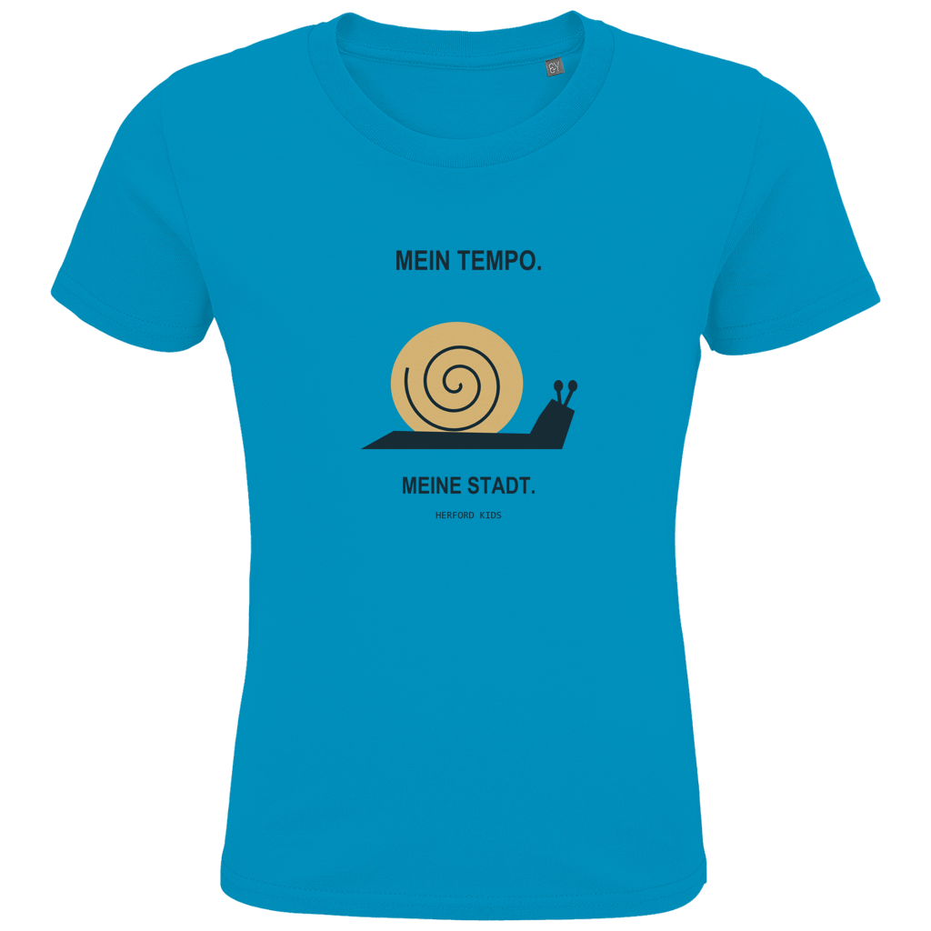 Tempo Herford – Herford Kids Bio-Shirt – Aqua / 2 (86/94)