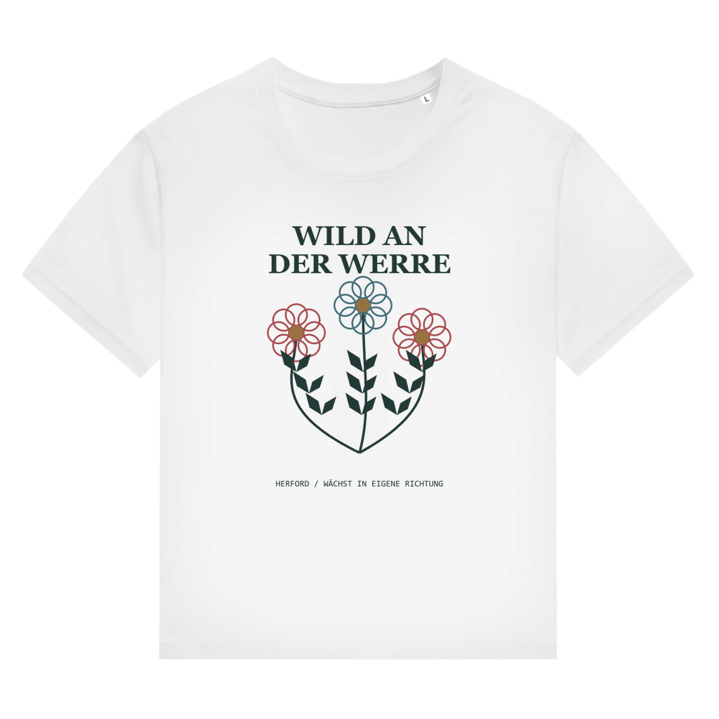 Wild an der Werre – Herford Damen Bio-Shirt – White / XS