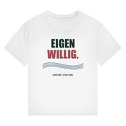 Eigenwillig – Herford Damen Bio-Shirt – Vorderansicht