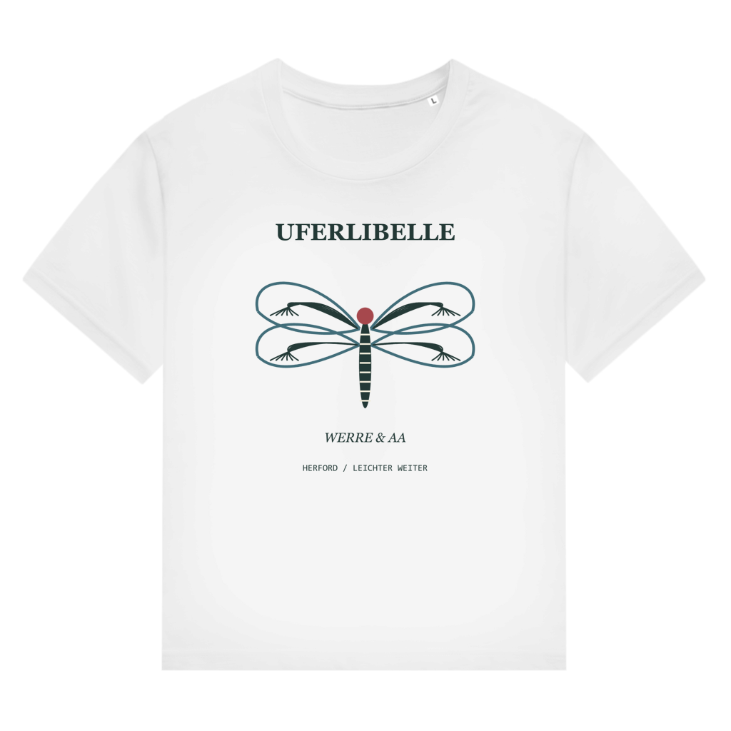 Uferlibelle – Herford Damen Bio-Shirt – White / XS