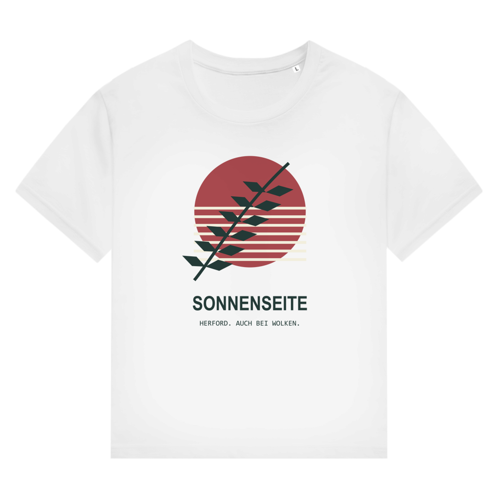 Sonnenseite – Herford Damen Bio-Shirt – White / XS