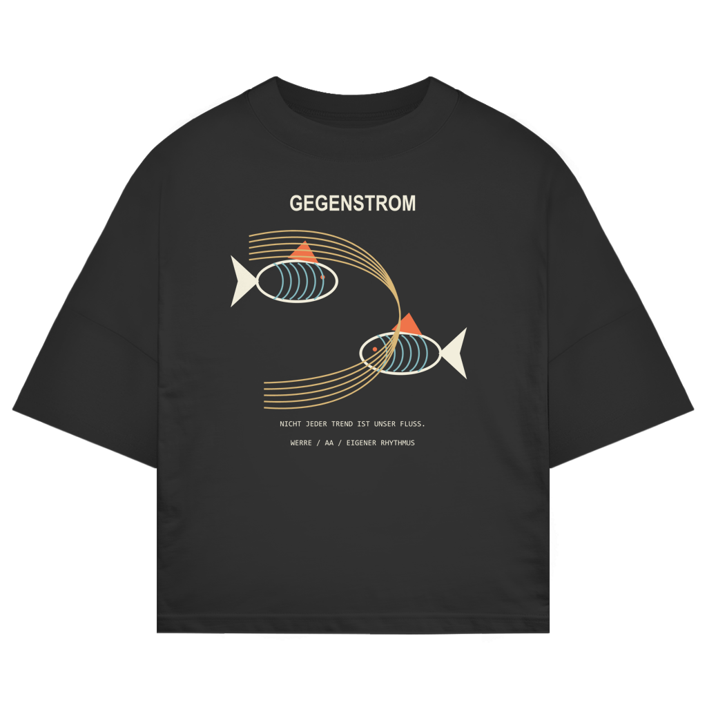 Gegenstrom – Herford Oversized-Shirt – Black / XS