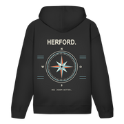 Herford. Bei jedem Wetter. – Hoodie – Rückenansicht