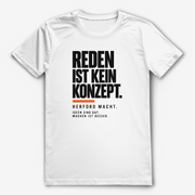 Reden ist kein Konzept – Herford Bio-Shirt – Vorderansicht