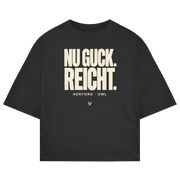 Nu guck. Reicht. – Herford Oversized-Shirt – Vorderansicht